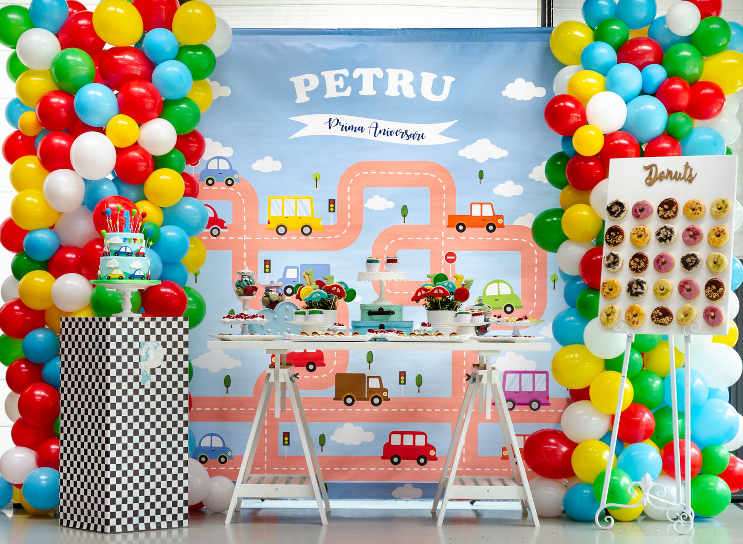 Fundal Candy Bar - Mașini