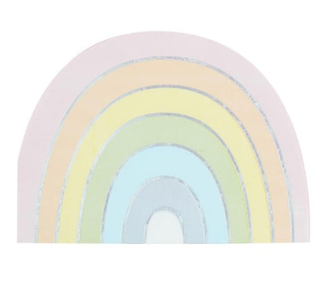 16 Șervețele - Pastel Rainbow