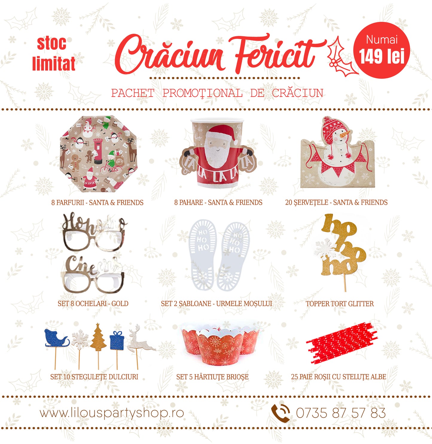 Pachet Promo Craciun - Santa & Friends