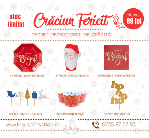 Pachet Promo Craciun - Merry & Bright