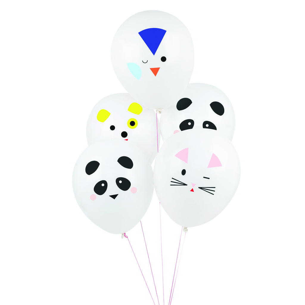 Baloane cu animale urs panda, pisica, caine