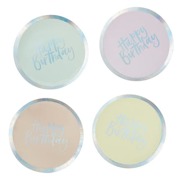 Set 8 Farfurii - Pastel Party