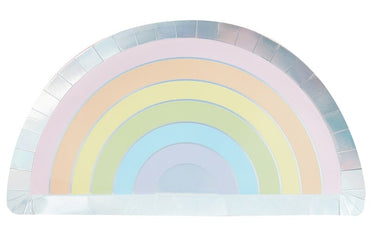 Set 8 Farfurii - Pastel Rainbow